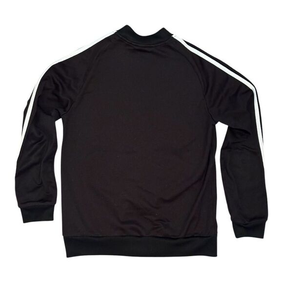 Adidas Track Jacket Boys Size Medium Black - Picture 2 of 4